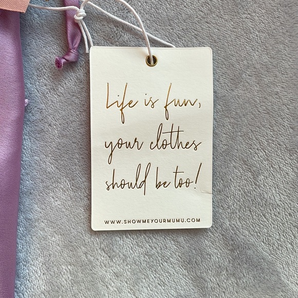 NEW REVOLVE Codie Cut Out Show me Your MuMu Dress in Lilac Medium - Picture 11 of 13